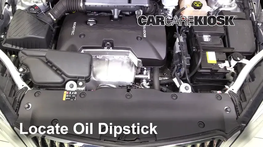 2017 Buick Envision Essence 2.5L 4 Cyl. FlexFuel Oil Check Oil Level